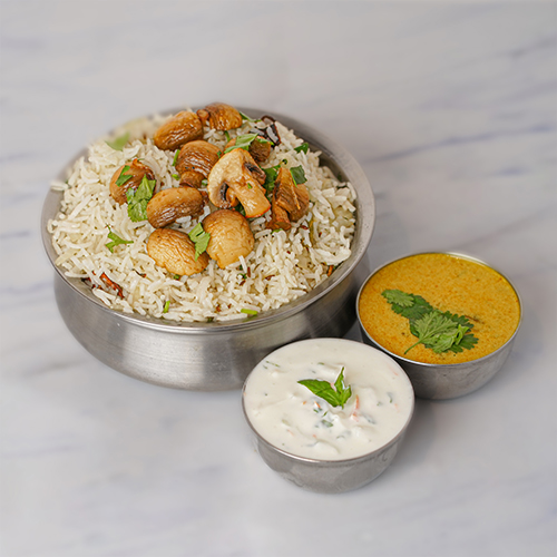 Mushroom-pulao